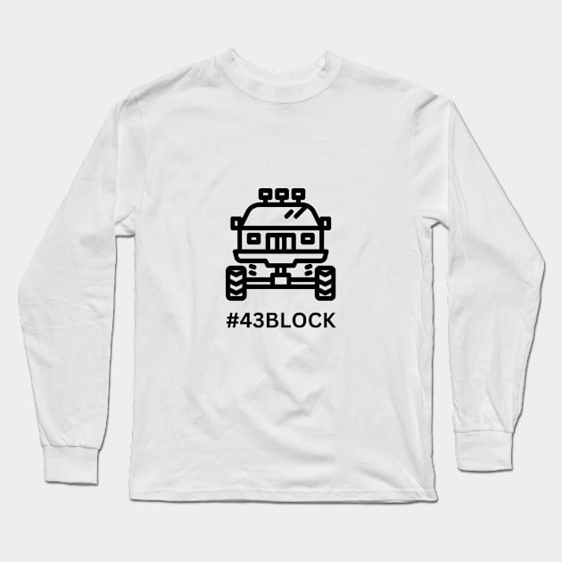 43 Block Rally Driver Long Sleeve T-Shirt by Anavarna Project